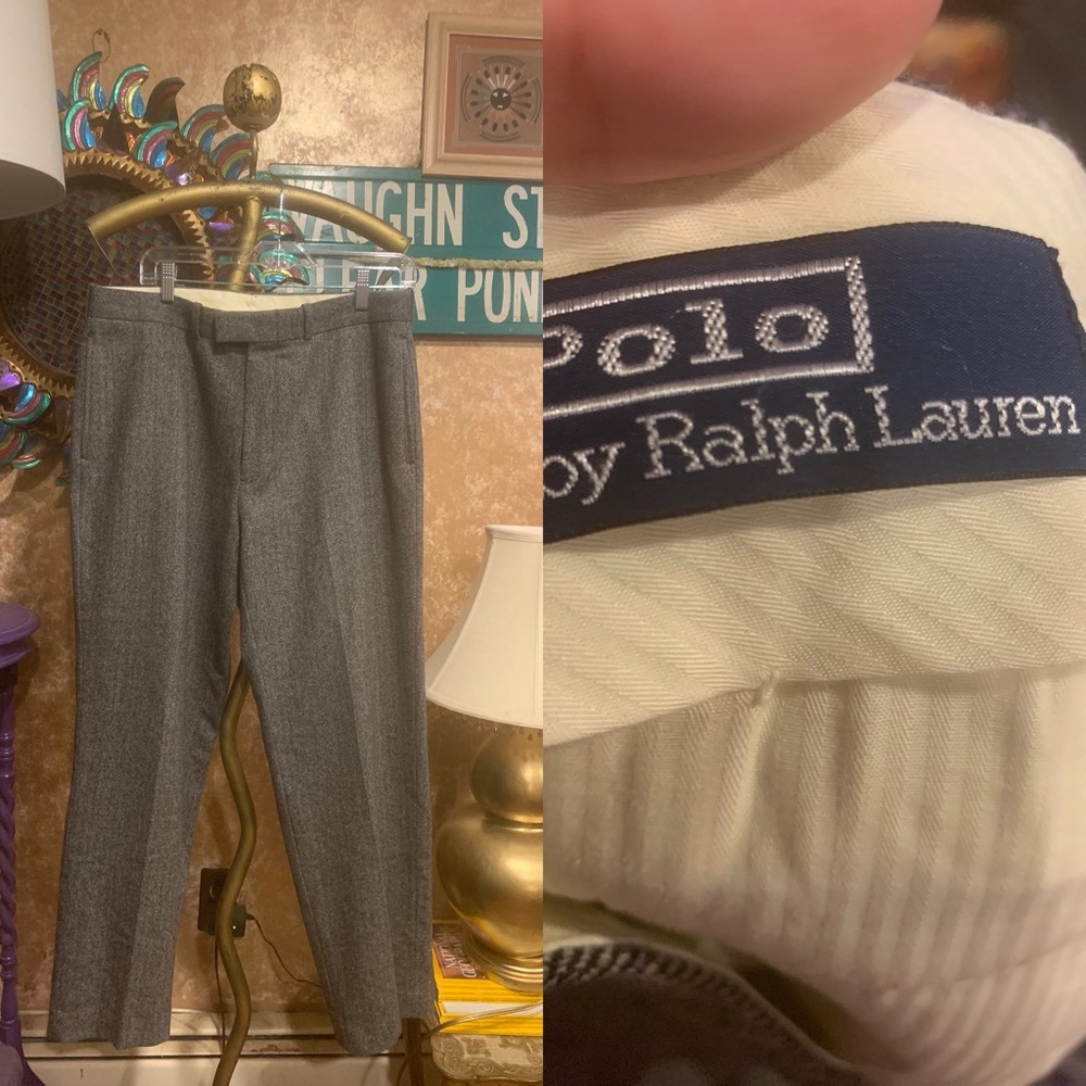 Polo tweed dress pants.